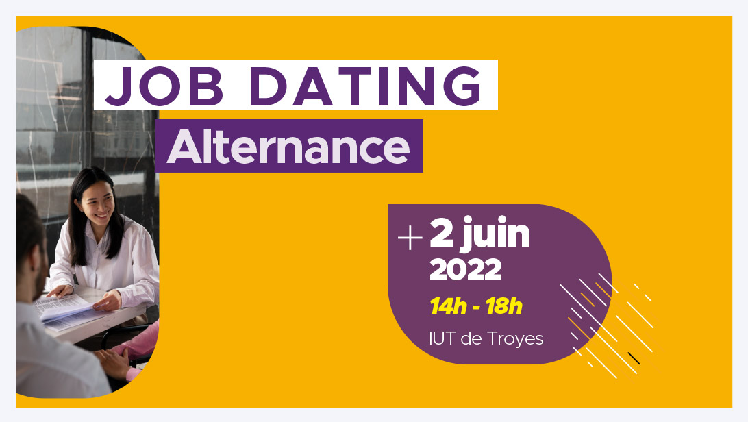 Job Dating Alternance à l'IUT de Troyes