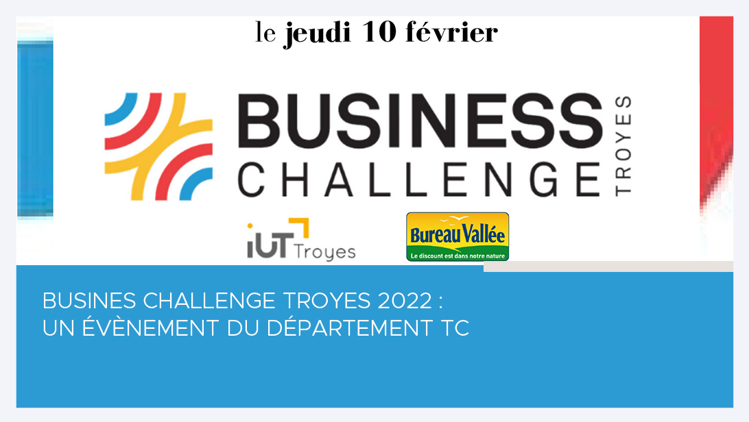 Business Challenge Troyes 2022