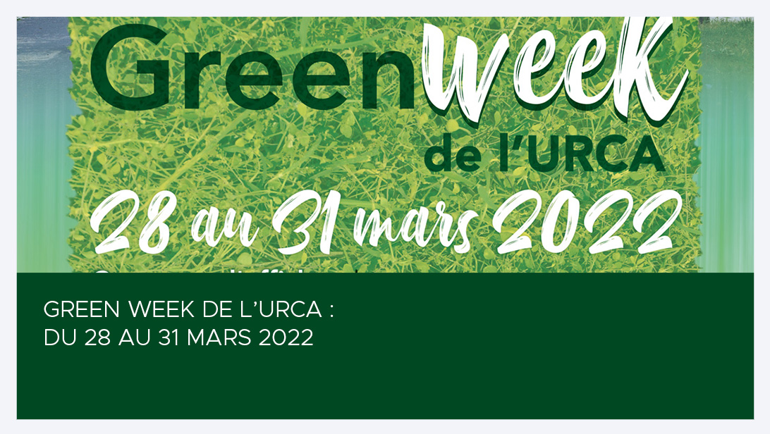 Green Week à l'URCA 2022