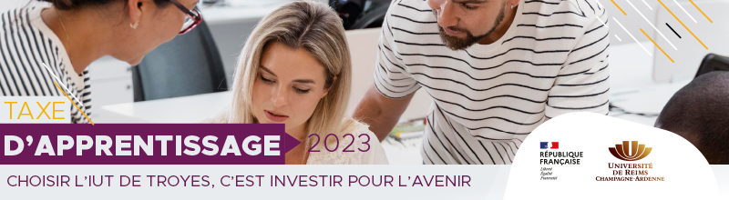 Taxe apprentissage 2023 IUT de Troyes
